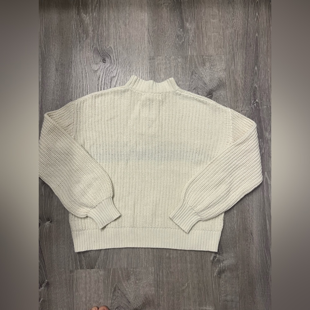 Girl's Treasure & Bond Cable Knit 1/4 Zip Sweater- Size Small (7/8)- Pre-owned - Picture 2 of 4